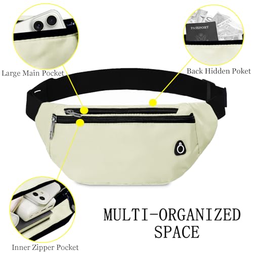 Image of Fanny Pack for Women Men,Crossbody Fanny Pack Water Resistant Sports Waist Bag Pack, Belt Bag for Travel Hiking Running