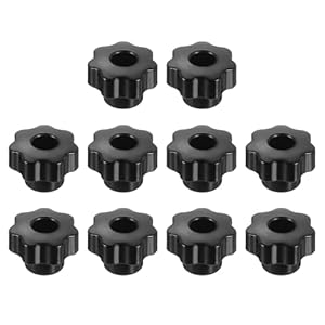 Quarkzman 10er Set Stern-Griffmuttern M6