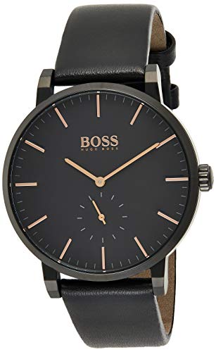 BOSS Orologio Analogico Quarzo Uomo con Cinturino in Pelle, 1513768
