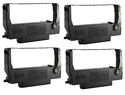 Image of Ep ERC 38 Cartridge Ribbon Compatible for Epson TM-300,TM U210D,TM U220D TM-U220 TM-U220-B (Black 4)