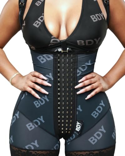 BDY Stage 2 Guitar Faja | Fupa Control Extra High Compression Fajas Colombianas Reductoras | Plus Size Fajas