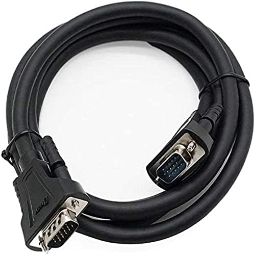 DTECH 15m VGA Monitor PC Cable Male to Male 1080p High Resolution