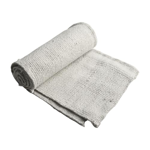 NINMORTH Manta ignífuga de fibra cerámica de 2 mm de grosor, resistente a altas temperaturas, para horno, hornos y puertas cortafuegos