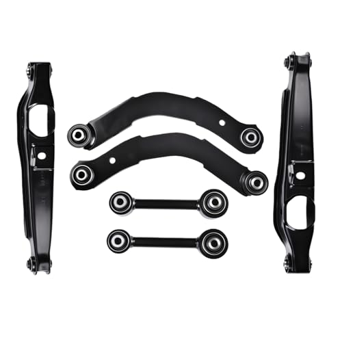 TUUMOND Rear Upper & Lower Control Arm Fit for Dodge Caliber 2007-2012, Jeep Compass/Patriot 2007-2017 Without Off-Road Package - 6 PCS Suspension Kit K641281 K641868 K641226