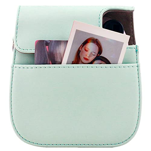 Funda protectora para cámara Fujifilm Instax Mini 12 11 9 8 verde claro miniatura 3