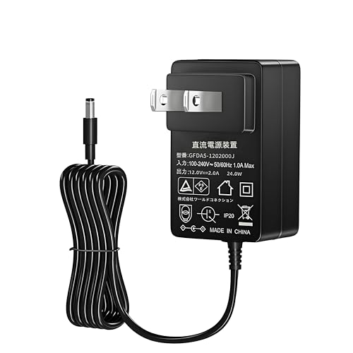 Amazon | Taiyuanyuan PSE認証 12V 2A 24W AC電源アダプター 外径5.5mm