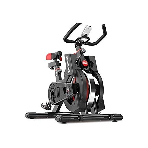 Bicicleta estática de interior para ciclismo de interior, con asiento ajustable y manillar de frecuencia cardíaca