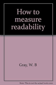 Hardcover How to measure readability Book