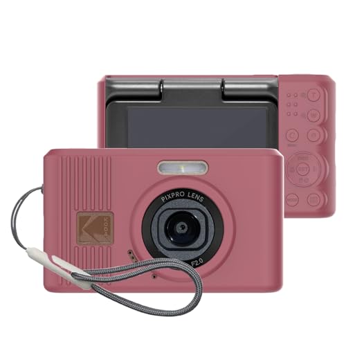 【BARDATS】For kodak pixpro c1 ケース カバー 柔らかい シリコン製 全面保護 軽量 落下防止 防止 キズ防止 指紋防止 防水 耐衝撃 Kodak pixpro c1 保護ケース (赤)