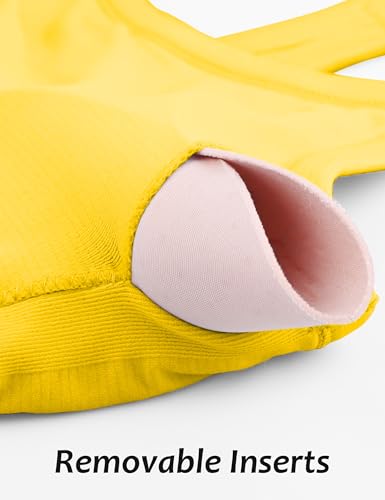 Image of MathCat Workout Tank Tops for Women with Built in Bra, Sleeveless Gym Tops Seamless Racerback Athletic Yoga Shirts