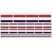 Produktbild Mini Aufkleber Set - Pack glatt - 4x 51x31mm+ 12x 33x20mm + 10x 20x12mm - Niederlande - Flagge - Banner - Standarte fürs Auto, Büro, zu Hause und die Schule - Set of 26
