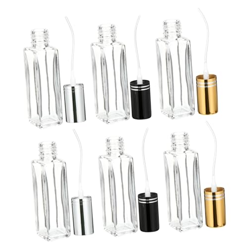 PATKAW 6 Piezas botella de perfume dispensador neblina botella de rodillo rellenar niebla fina refillable perfume bottle botella cristal botella atomizadora de vidrio rociador de perfume