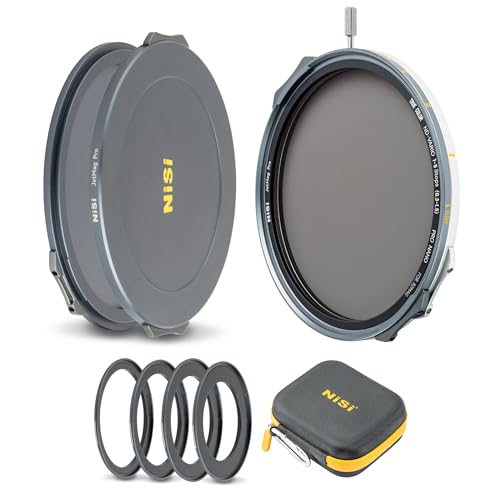 NiSi JetMag Pro VND Flex Kit 82MAG Magnetic Filter Kit (1-5 Stops True Color VND, 67mm/72mm/77mm/ 82mm Adaptors, Front Cap, Back Cap, Caddy Pouch) by NiSi - Used condition - US$296.39