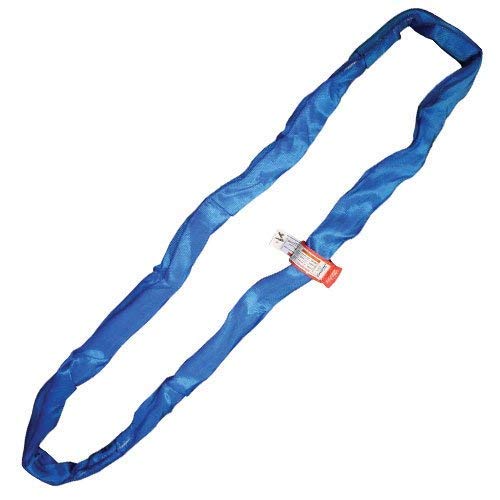 Blue Endless 12 Foot Polyester Round Sling | 21,200 lb. Vertical Capacity | 17,000 lb. Choker | 42,400 lb. Basket | 3-1/2