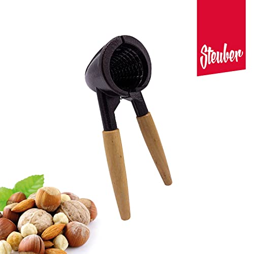 Foto von culinario Nussknacker Gold Holzgriff