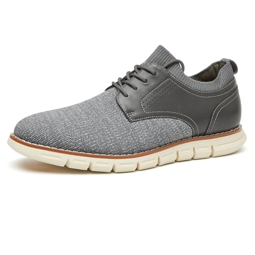 Men's Lightweight Casual Dress Sneakers Breathable Dress Oxfords Shoes Comfortable Walking Shoes Tennis for Business Work Office2