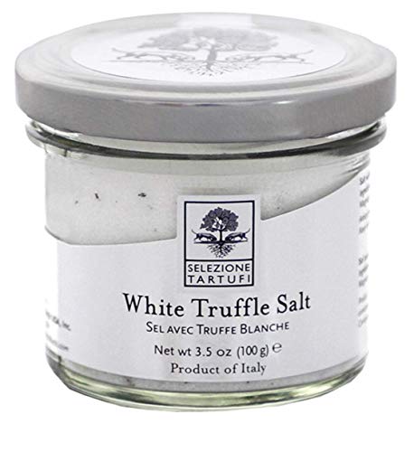 White Truffle Salt - 3.5oz | by Selezione Tartufi | Seasoning for eggs, meats, pastas, risotto, potatoes and popcorn