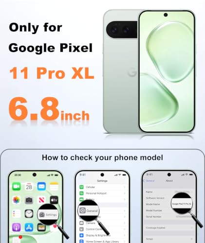Image of FNTCASE for Google Pixel 11 Pro XL Case Light Green: Fit for MagSafe