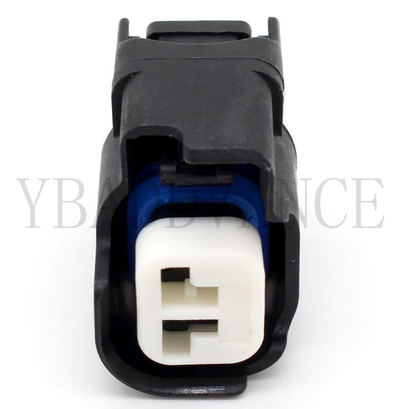 Equivalent to Molex 2 Pin Female Fuel Injector Connector for Ford 34062-0031 - (Color Name: Female)