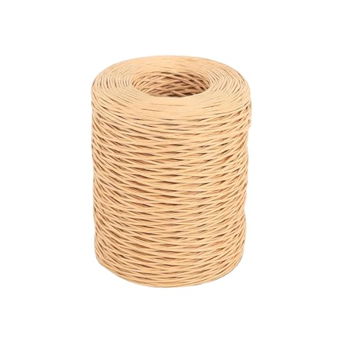 Bonsai Draht 200m Papierdraht Natur für Basteln Bindedraht für Floristikbedarf Papiergarn Drahtschnur zum Basteln Papierdraht ideales Werkzeug für Blumenarrangements Hochzeitsstrauß Verpackung