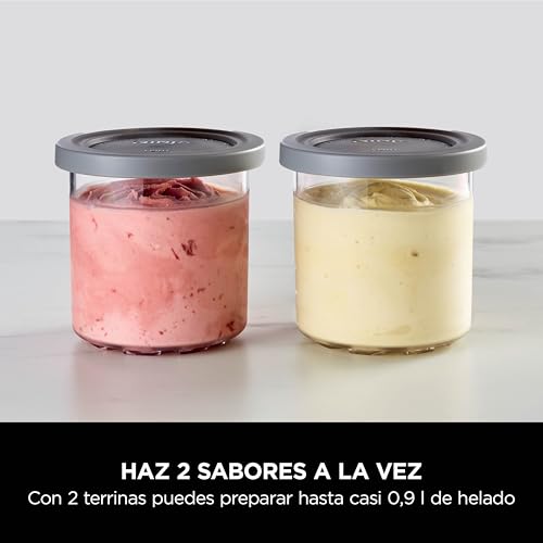 Miniatura 11 de Ninja Creami Heladera Eléctrica Multifunción - 7 Programas Para Helado, Gelato, Sorbete, Smoothie Bowls Y Batidos - 2 Tarrinas Con Capacidad Total De 1,4 L - Negro Y Plata, Nc302eu