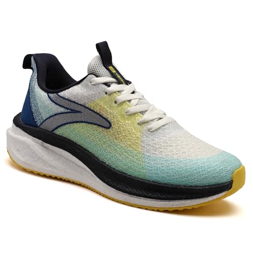 Image of Action | Athleo | TURBO-1301 | Men's | Lace-Up | Running | Shoes | Trendy | Lightweight | Comfortable | Durable | Sports | Shoes