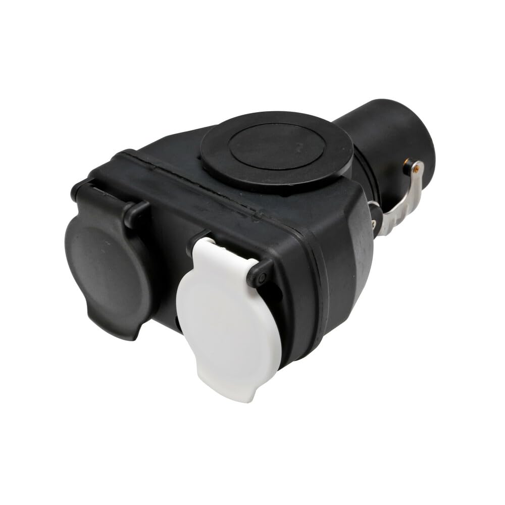 Lampa 97149 Adattatore Compatto da Spina 15 Poli a 2 Prese 7 Poli, 24V