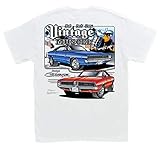 Dodge Charger Vintage Muscle White T-Shirt:: XL - R/T HEMI Scat Pack 1968 1969