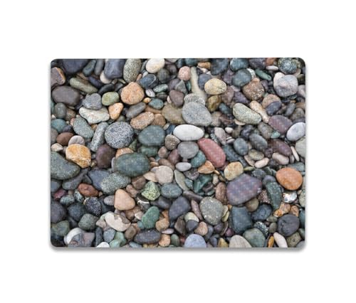 Image of MightySkins Carbon Fiber Skin Compatible with Microsoft Surface Laptop Go 3 (2023) Full Wrap Kit - Riverbed | Protective, Durable Textured Carbon Fiber Finish | Made in The USA