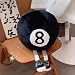 Imagen de Xshelley 32cm Billar 8 Ball Felpa Juguete Almohada 3D Negro 8 Bola de Billar Lanzamiento Cojín Círculo Negro Cojín Felpa Relleno Billar Decoración Regalos para Cumpleaños