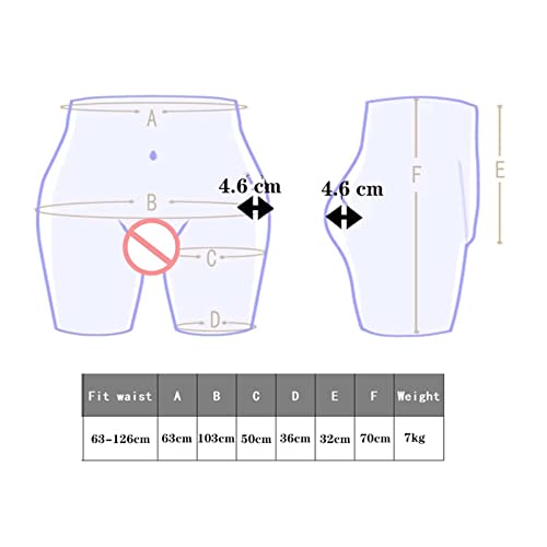 WHG Calça de silicone realista vagina hip crossdresser, calça transgênero artificial sexo falso real