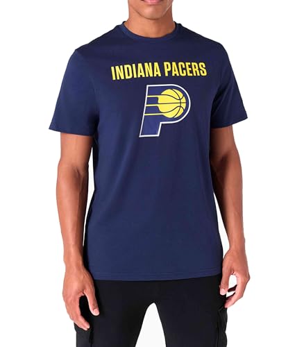 Camiseta NBA New Era Indiana Pacers corte regular holgado para evitar rozaduras de hombre