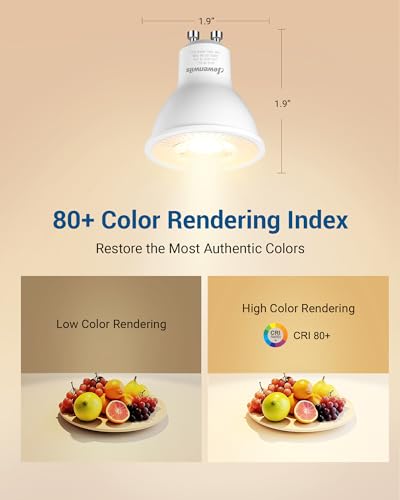 Image of DEWENWILS 10-Pack GU10 LED Bulb Dimmable Replacement for Track Lighting