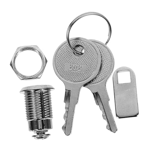 Homoyoyo Cerradura Leva Excéntrica para Gabinete de Zinc Alloy Segura y Fácil de Operar con Llave Diseño Elegante para Armarios y Compartimentos de Almacenamiento