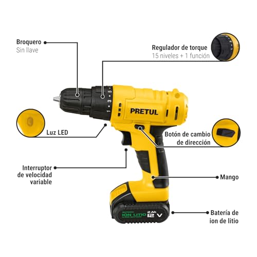 Atornillador inalámbrico Pretul 3 Imagen adicional