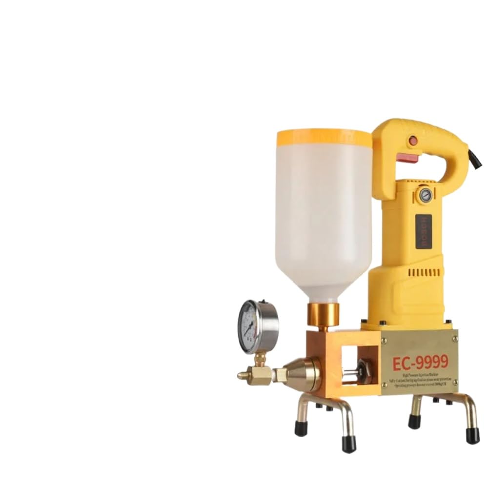 Grouting Machine Injection Pump 1100W Pressure Waterproof Compatible With Epoxy Polyurethane Foam Grouting Liquid Leakage Tool(220V)