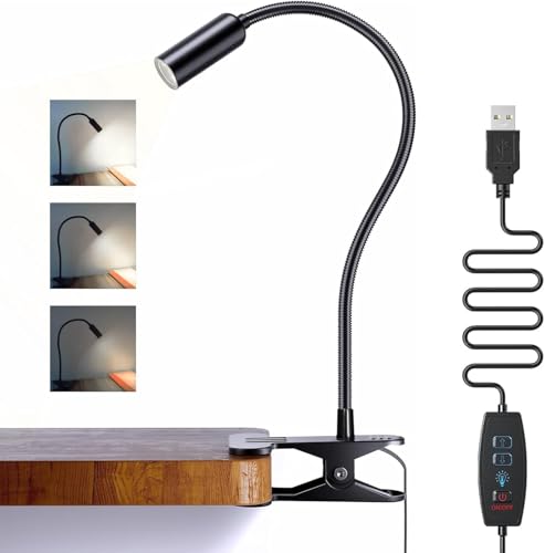 Lampe de chevet étude artisanat maquillage pince secteur réglable