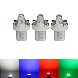 tachobeleuchtung vw Dimmbar LED-Mafia 3X Halogen Round Heat Tachobeleuchtung Set - weiß blau rot Cockpit (blau)