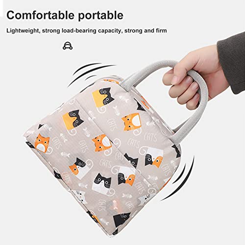 YumSur Lunch Bag Insulated Tote Bag Lunch Box Resuable Cooler Bag Lunch Container Waterproof Lunch Holder for Women,Men,Student and Kid - Image 3
