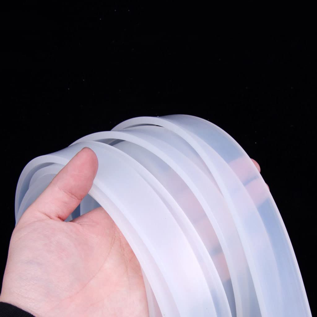 Zuoahbdt 10*50(1M) Silicone Foam Seal Weather Strip, Square Silicone Rubber Seal Strip, Multiple Cross Sections, 1M 5M 10M(10 * 50(1M))