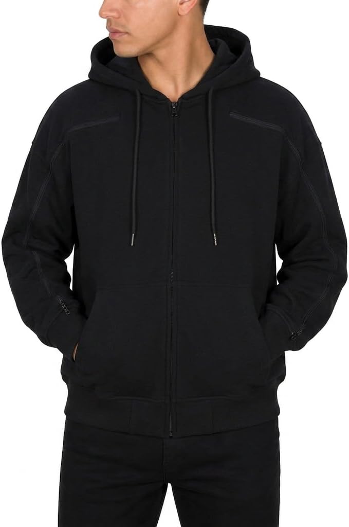 95% Cotton Hoodie with Full-Arm Access | Dialysis, Chemo & IV Infusion Sweatshirt | Unisex Relaxed Fit