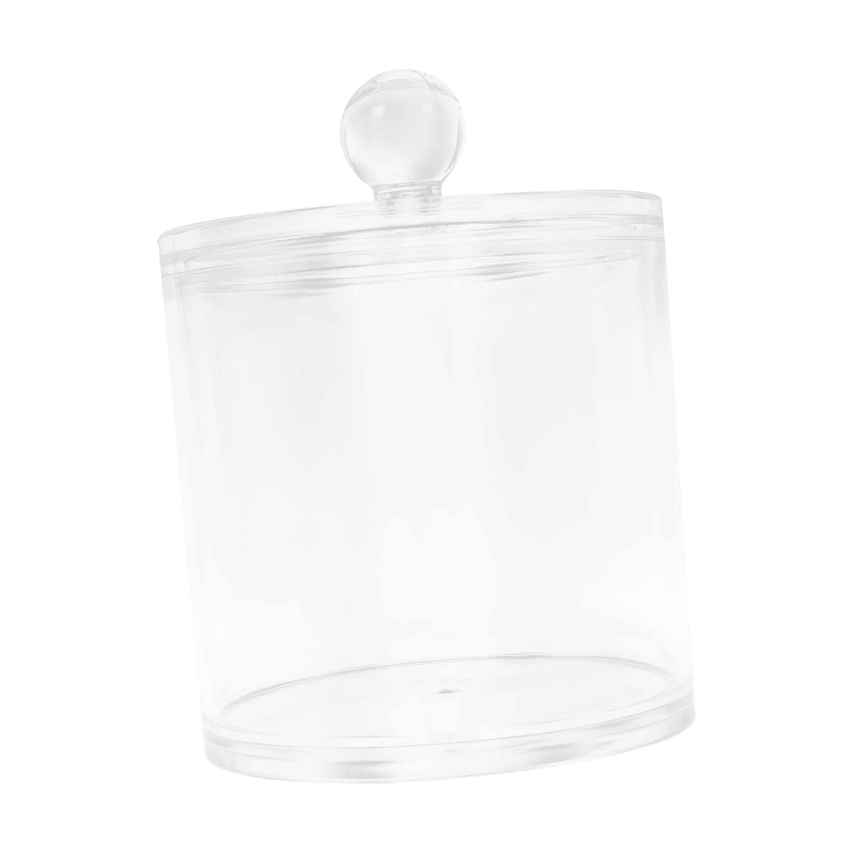 Ciieeo 4 Stück Wattestäbchenbox Mit Deckel Spender Für Wattepads Wattestäbchenhalter Für Wattestäbchen Kleine Gläser Behälter Für Wattestäbchen Acryl