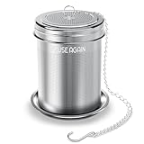 House Again Tea Infuser, Extra Fine Mesh Tea Strainers for Loose Tea, 18/8 Stainless Steel Tea Strainer with Extended Chain Hook, Tea Steeper for Brew Tea, Spices & Seasonings, for Single Cup