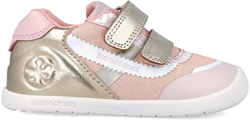 Chaussures de sport fille Biomecanics métallisées pour l'école et le parc