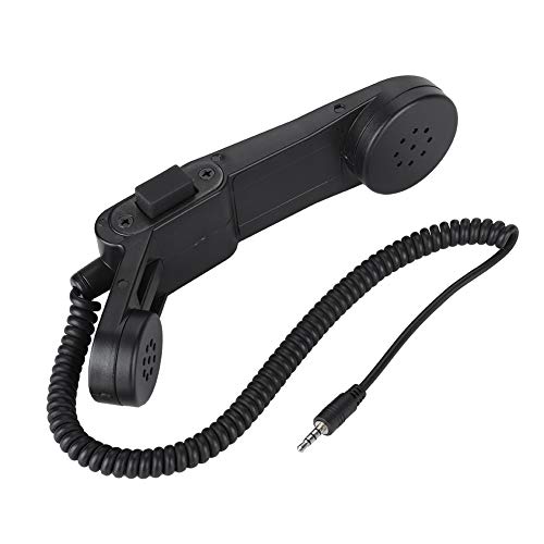 QANYEGN 3.5Mm Plug Handheld Speaker, Handheld Speaker Mic, Fashion Retro Phone Handset Set for Hting