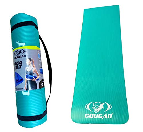 Cougar 12mm Extra Thick NBR Yoga and Exercise Mat with Carrying Strap (B084P9STFC) Amazon Price History, Amazon Price Tracker