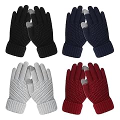 4 Pack, Black & Grey & Blue & Red