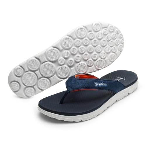 Image of YOHO Fauna 002 V-Strap Slippers for Women | Lightweight EVA Comfort | Platform Sole | Breathable Fabric Upper | Shock Absorption | Water-Resistant | Easy to Style