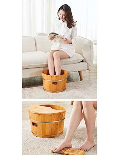 Balde de madera para spa de pies RIEJIN A3 miniatura 6