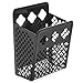 Magnetic Pen Holder, Mesh Metal Strong Magnet Dry Erase Marker Holder Pencil Organizer Small Items Basket for Refrigerator, Whiteboard, Locker Accessories-Black